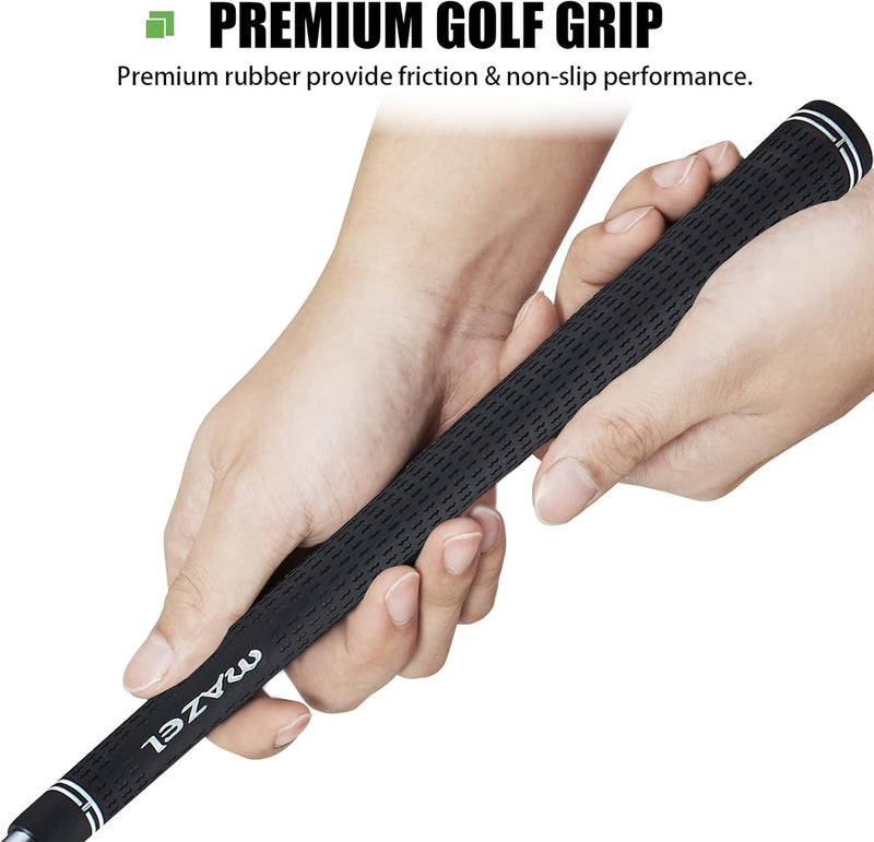 MAZEL Men Golf Iron Set (9PCS) or 1,2,3,4,5,6,7,8,9,Pitching Wedge,Sand Wedge with Steel Shafts for Right Handed Golfers - Image 5